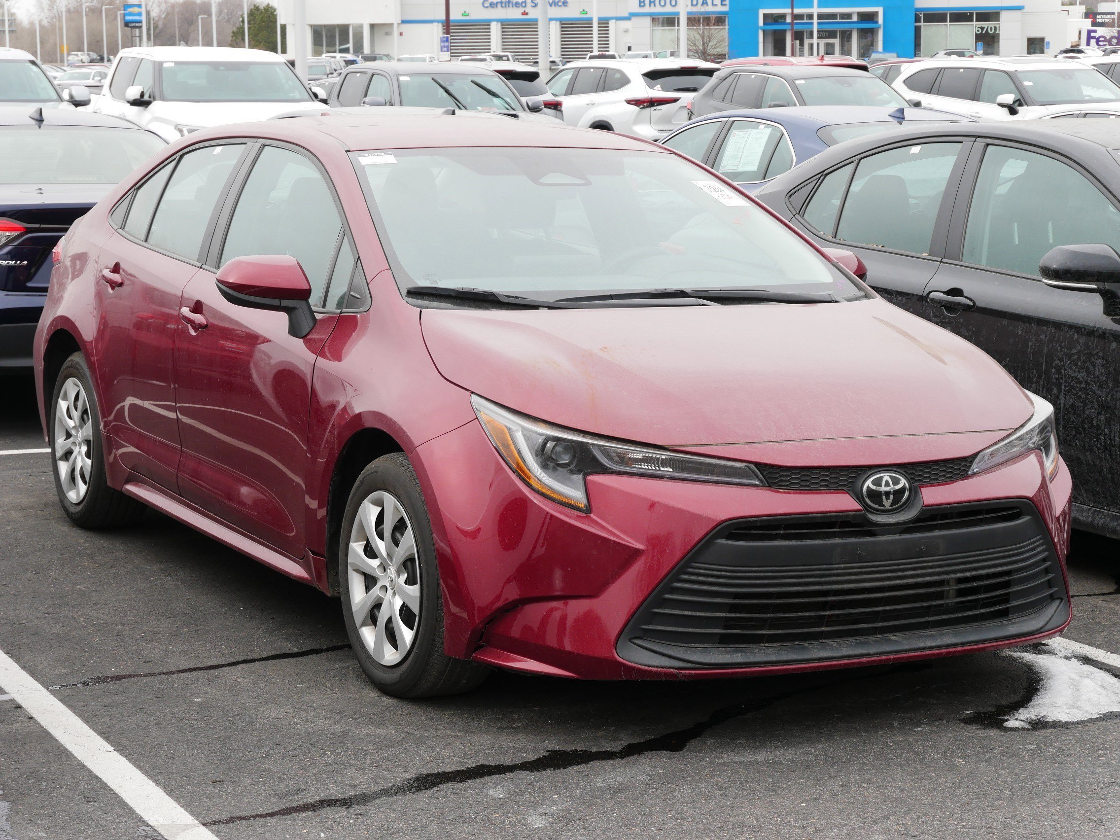 Certified 2024 Toyota Corolla LE with VIN 5YFB4MDE4RP162341 for sale in Brooklyn Center, Minnesota