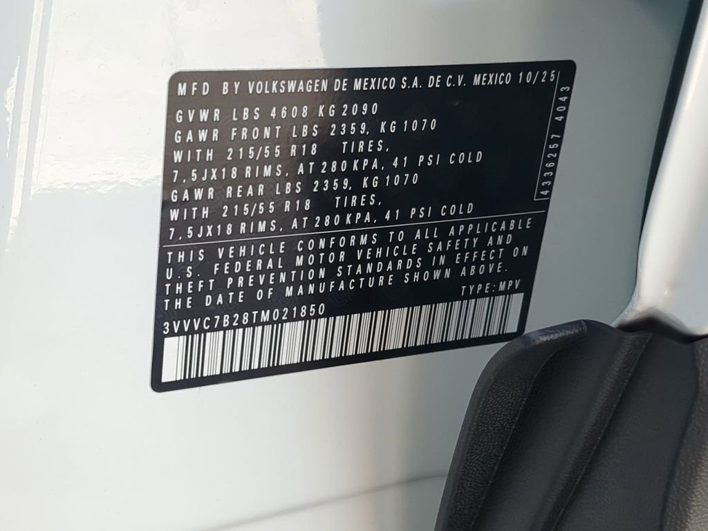 New 2026 White Volkswagen 1.5T SE image 34