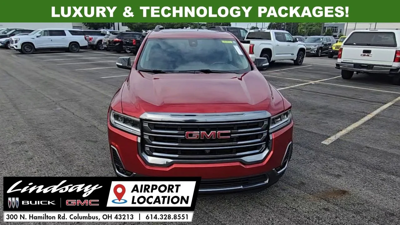 Used 2023 Volcanic Red Tintcoat GMC AT4 image 3