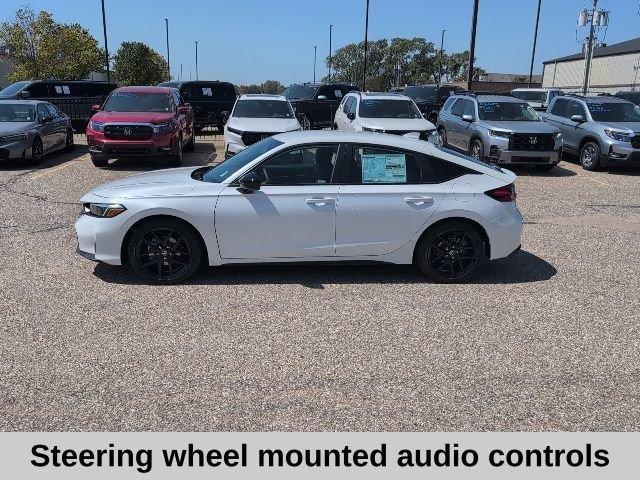 New 2026 Platinum White Pearl Honda FWD Sport image 3