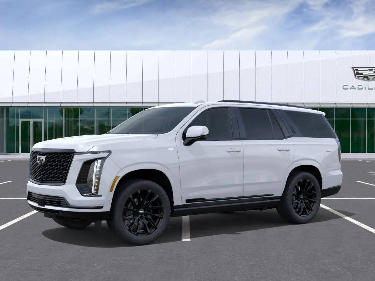 New 2027 Vibrant White Tricoat Cadillac Sport image 2