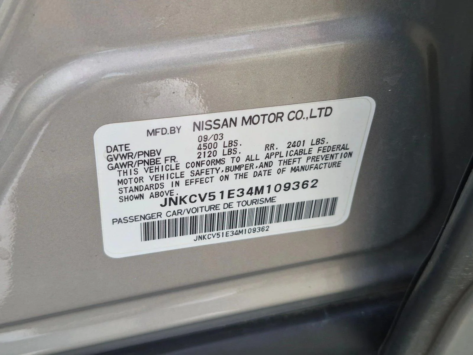 Used 2004 Gold INFINITI w/Leather image 24