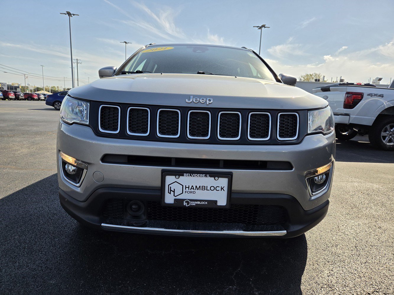 Used 2021 Billet Silver Metallic Clearcoat Jeep Limited image 42