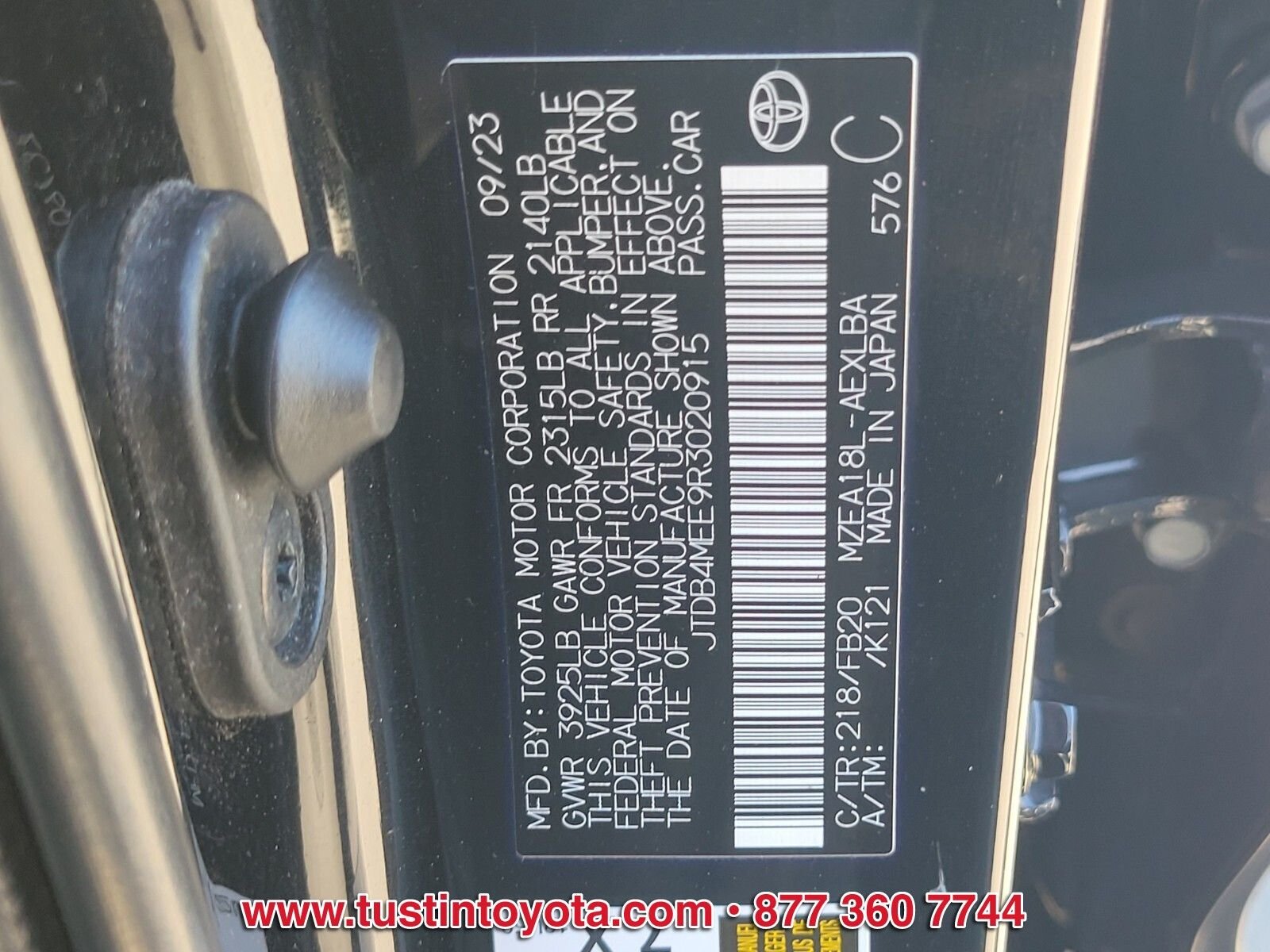 Certified Used 2024 Black Toyota LE image 16