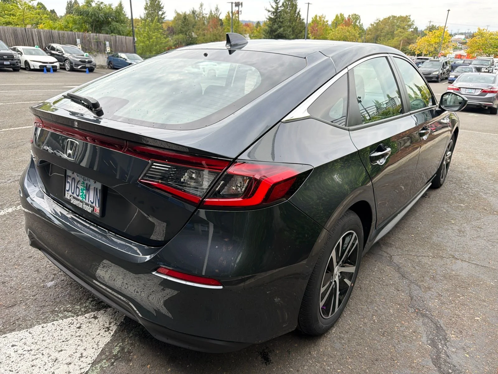 Used 2024 Meteorite Gray Metallic Honda LX image 4