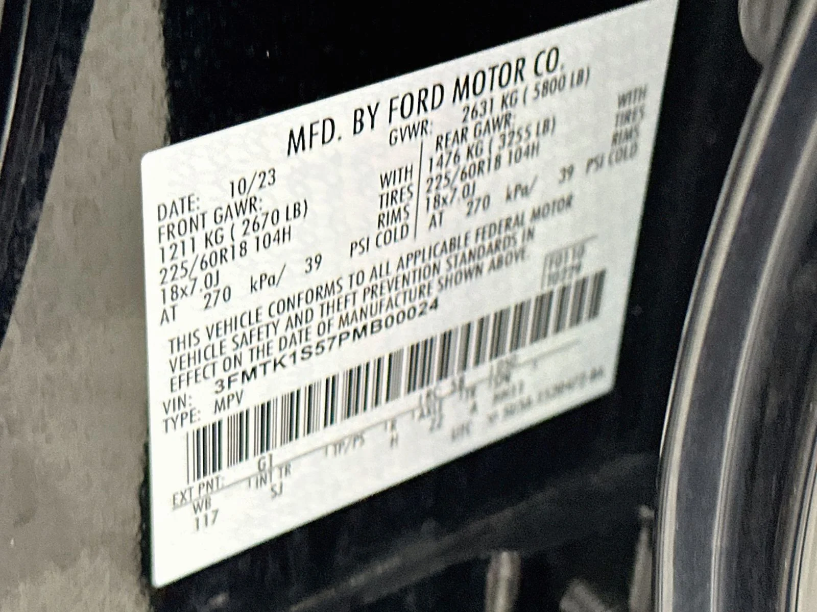 Used 2023 Shadow Black Ford Select image 30