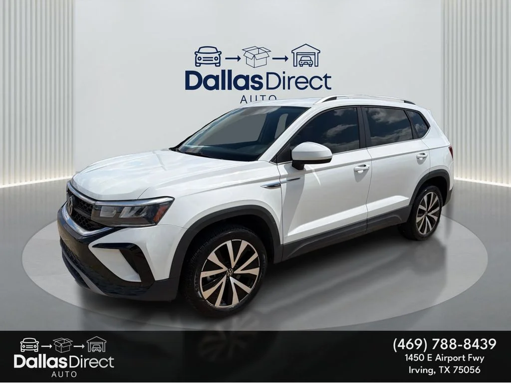 Used 2022 Pure White Volkswagen SE image 1