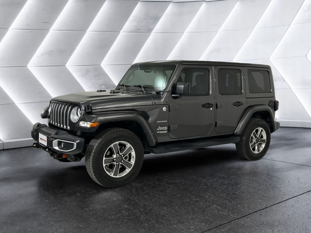 Used 2021 Gray Jeep Unlimited Sahara image 3