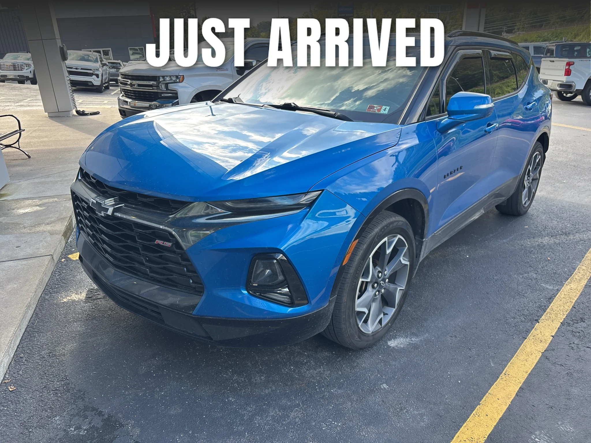 Used 2020 BRIGHT BLUE METALLIC Chevrolet RS image 1