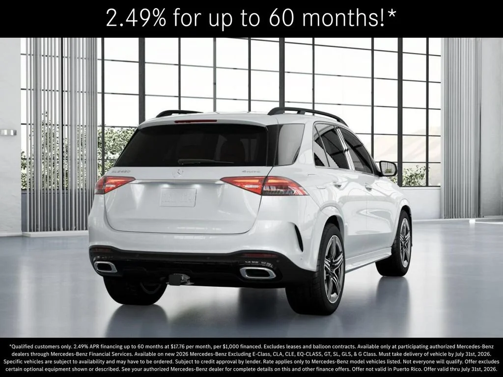 New 2026 MANUFAKTUR Moonlight White Metallic Mercedes-Benz GLE 450 image 65