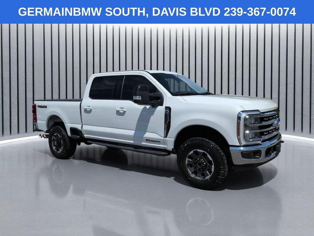 Used 2024 White Metallic Ford Lariat image 3