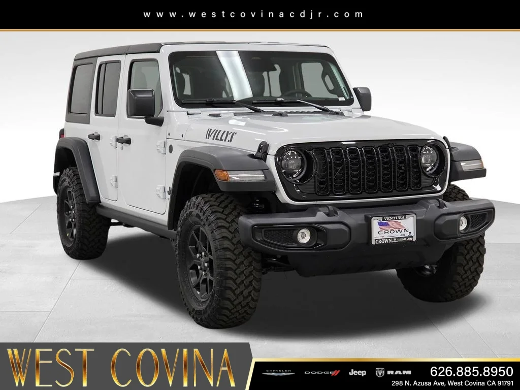 New 2026 Bright White Clear-Coat Exterior Paint Jeep Willys image 4