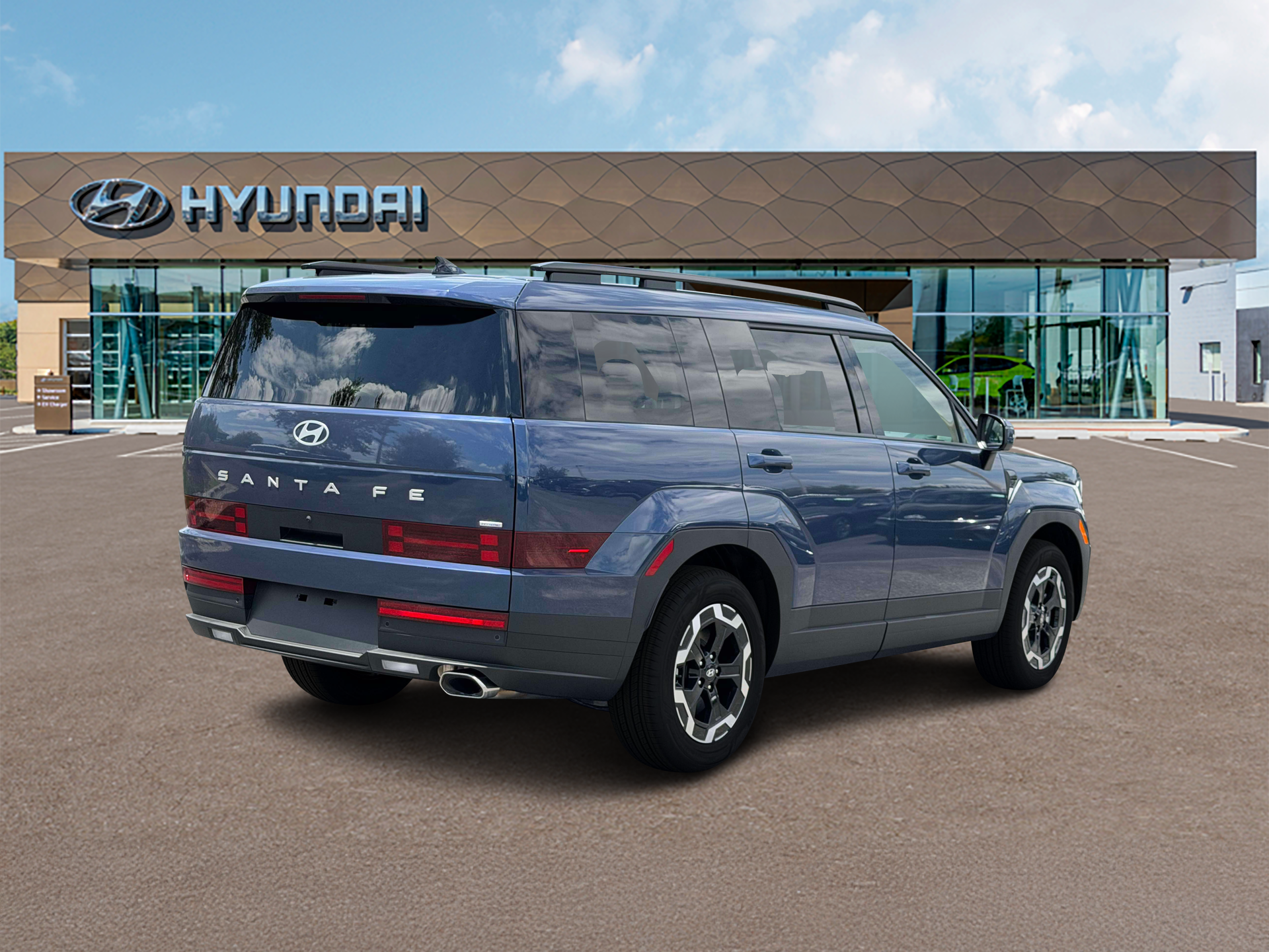 New 2027 Atlantis Blue Hyundai SEL AWD image 7