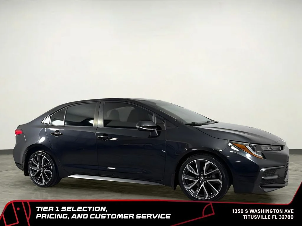 Used 2020 Black Toyota SE image 12