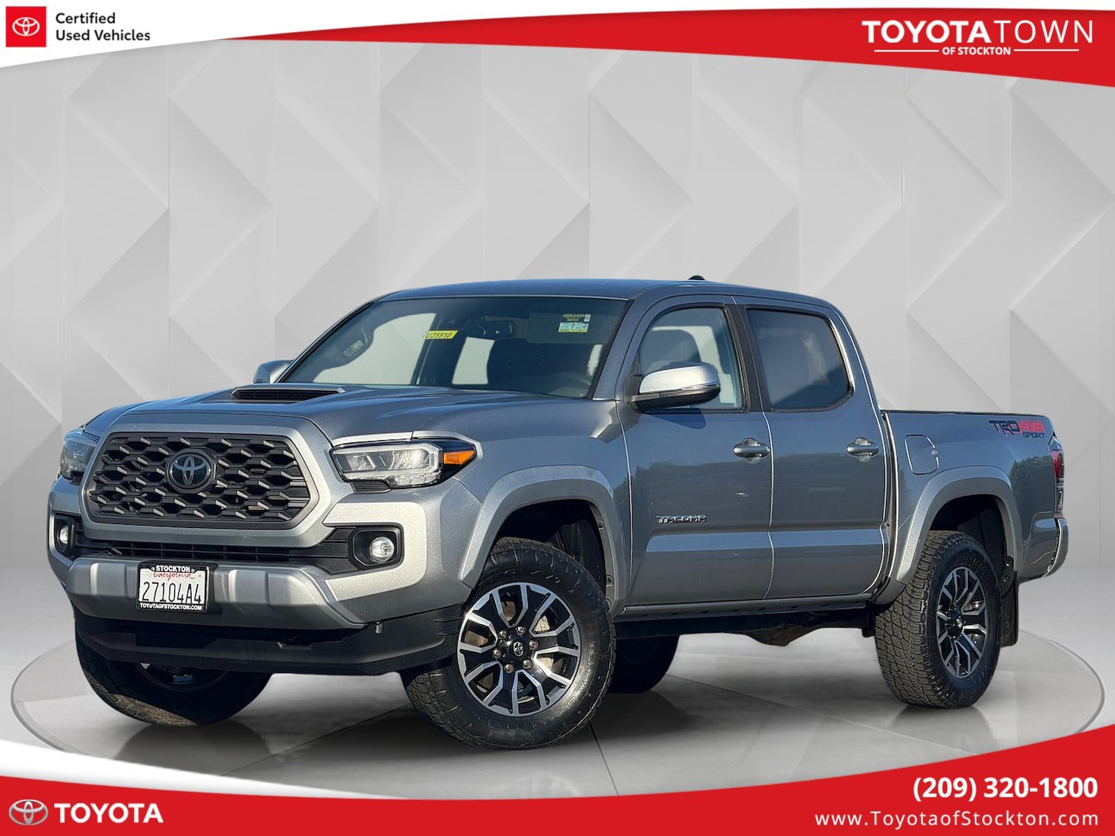 Certified Used 2022 Celestial Silver Metallic Toyota TRD Sport image 1