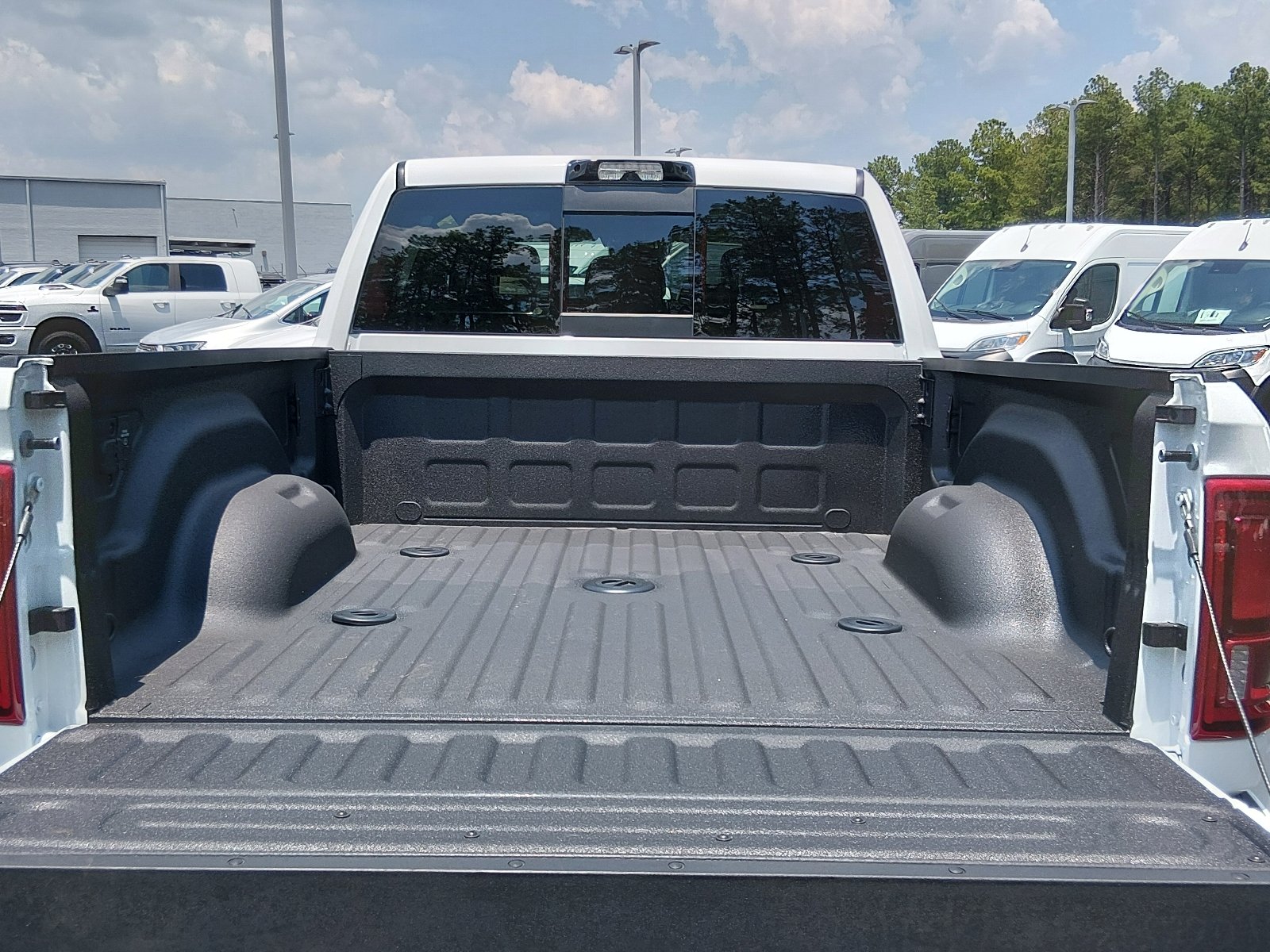 New 2026 Bright White Clear-Coat Exterior Paint RAM Laramie Mega Cab 4x4 6