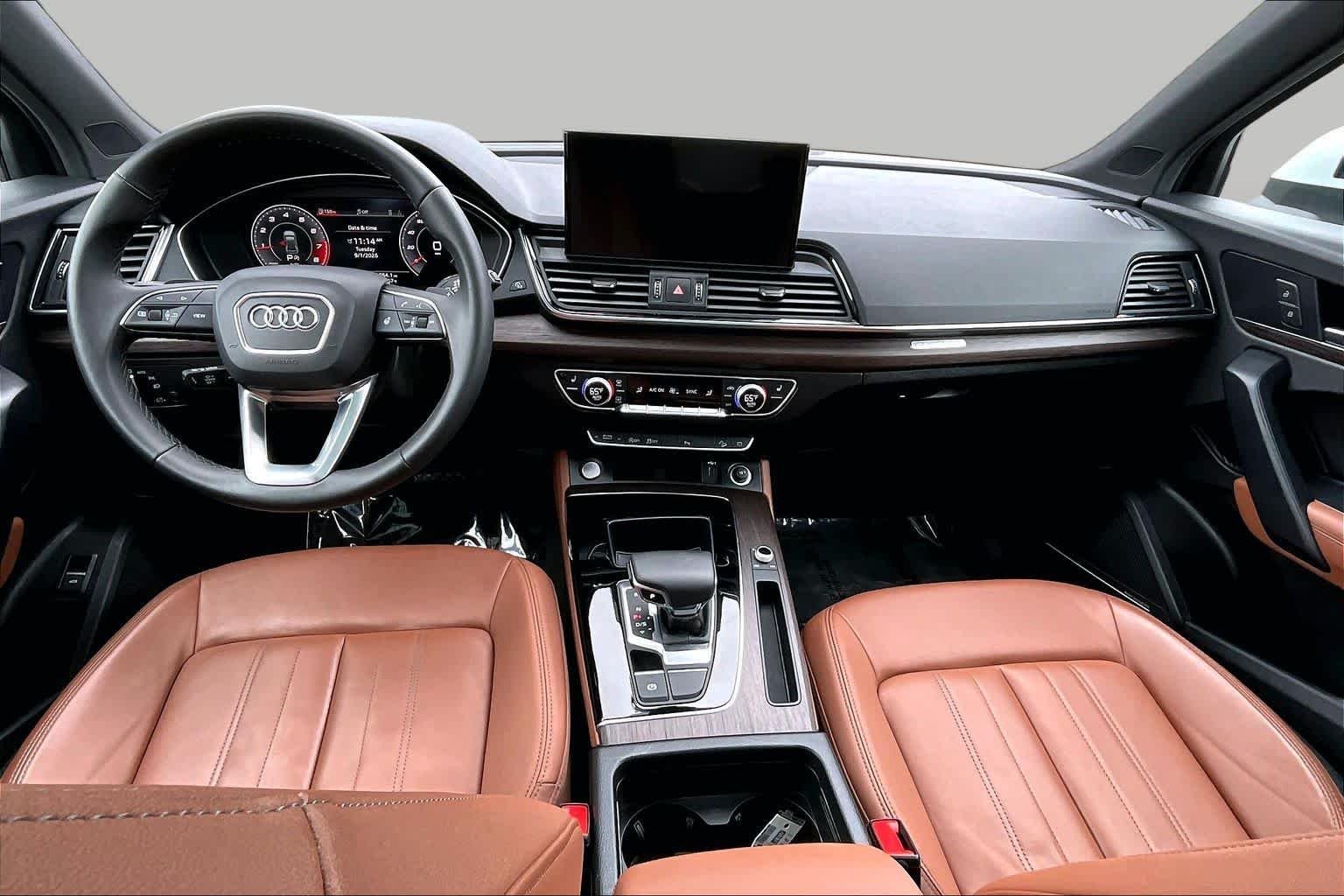 Used 2021 Glacier White Metallic Audi Premium Plus image 15