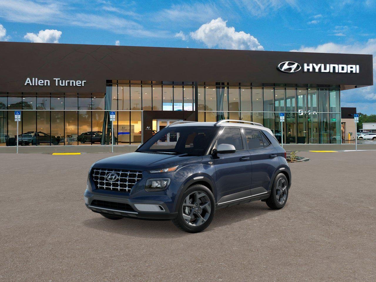 New 2026 Denim w/White Roof Hyundai SEL w/Two-Tone Roof image 1