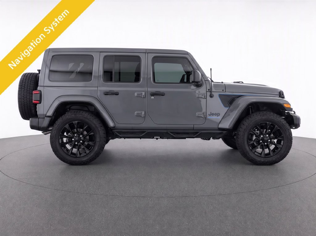 Used 2022 Gray Jeep Unlimited Sahara 4xe image 8