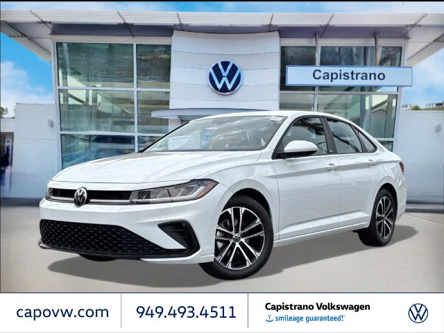 New 2026 Pure White Volkswagen 1.5T Sport image 1