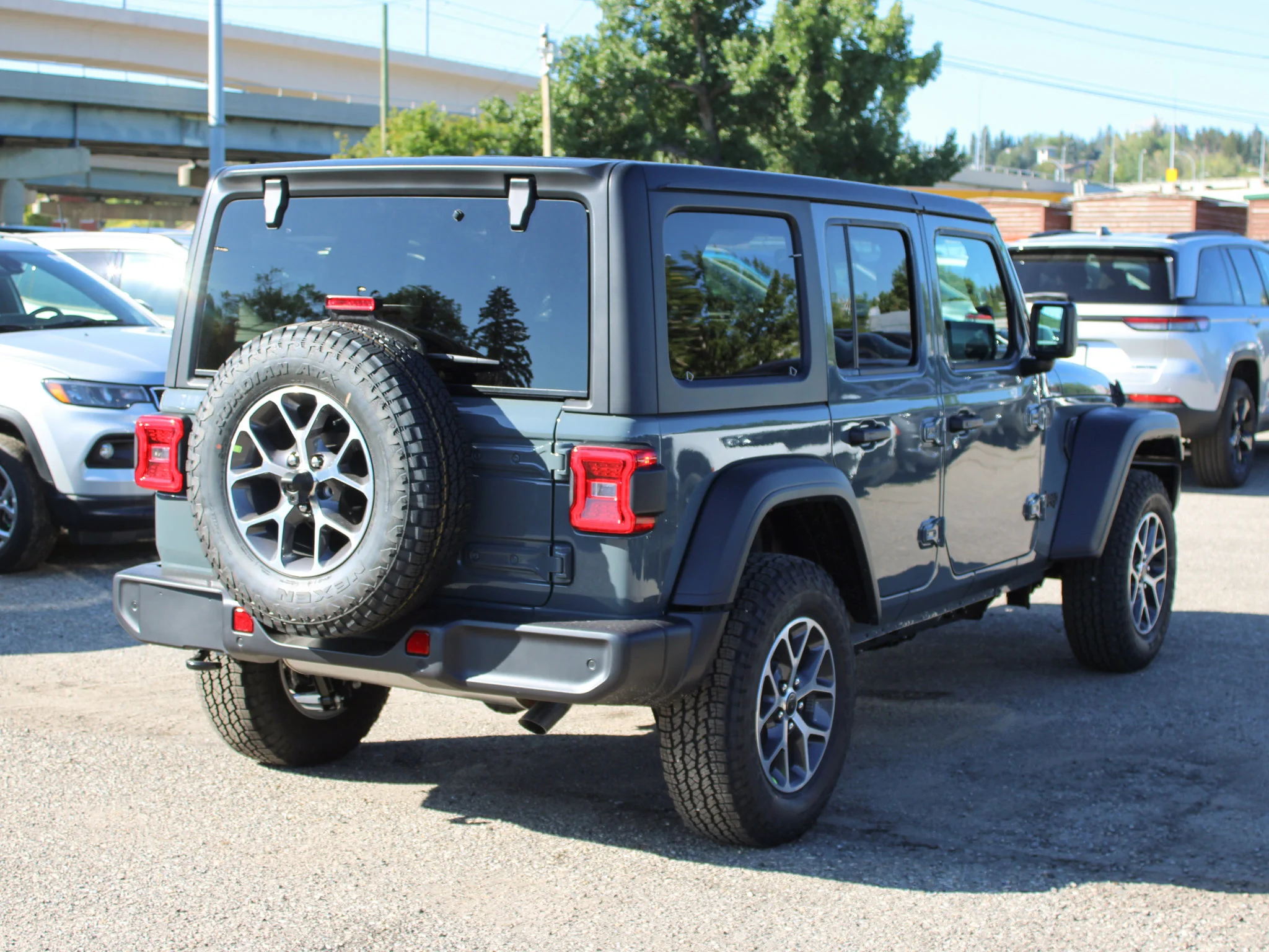 Used 2025 Dark blue Jeep Sport S*, Remote Start, Safety Group, Alpine Audio image 5