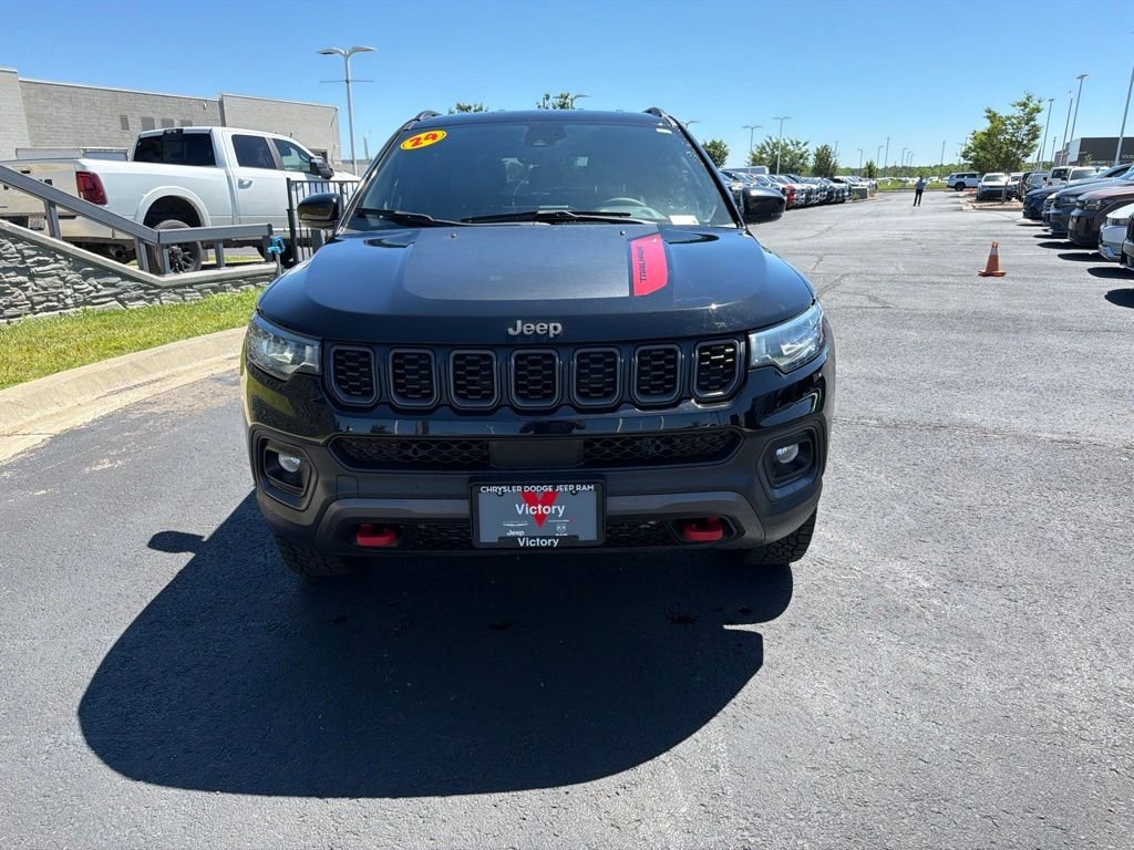 Used 2024 Jeep Compass Trailhawk with VIN 3C4NJDDN8RT100248 for sale in Kansas City