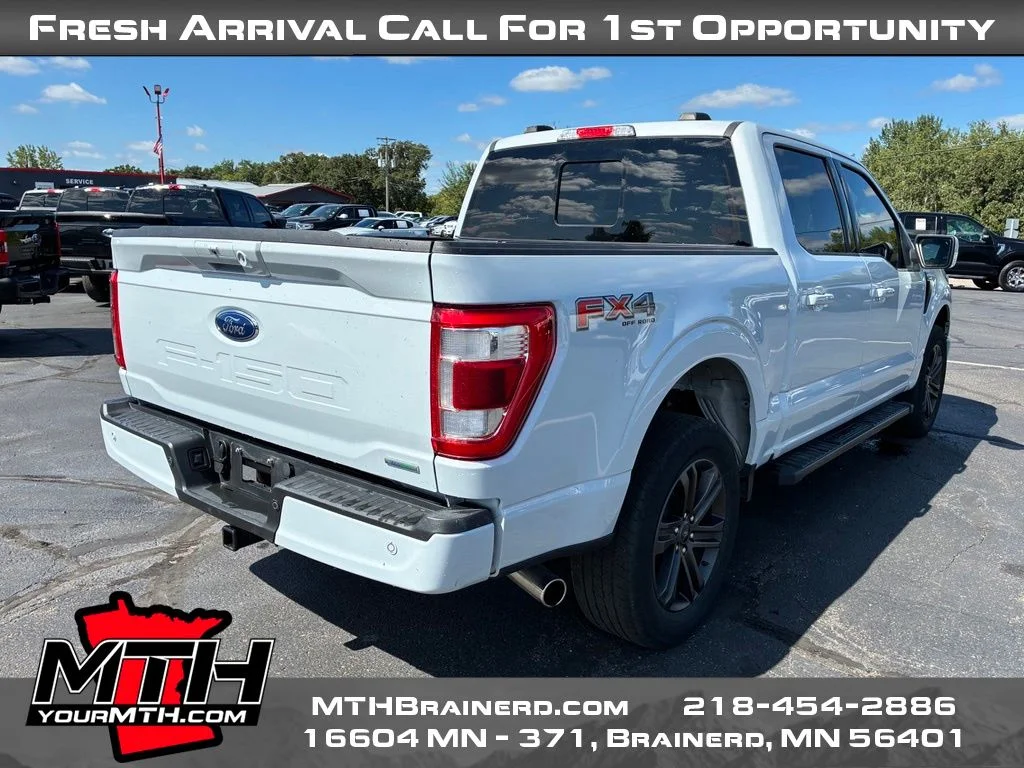 Certified Used 2022 White Ford Lariat image 8