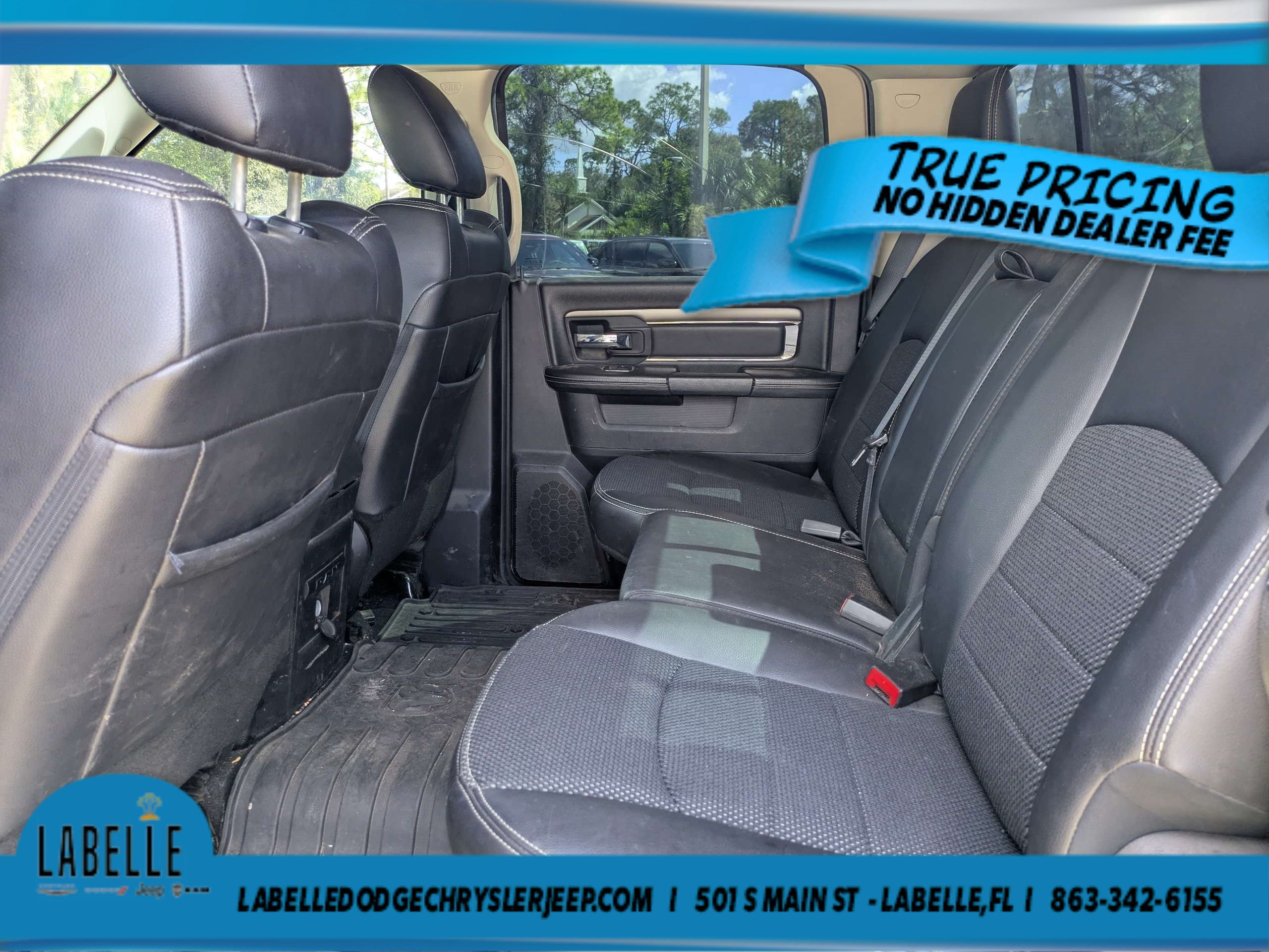 Used 2018 Brilliant Black Crystal Pearlcoat Ram Night image 13