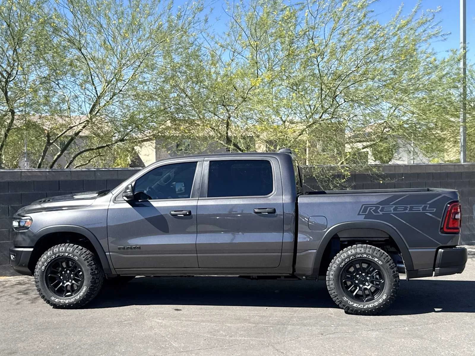 New 2026 Granite Crystal Metallic Clear-Coat Exterior Paint RAM Rebel image 5