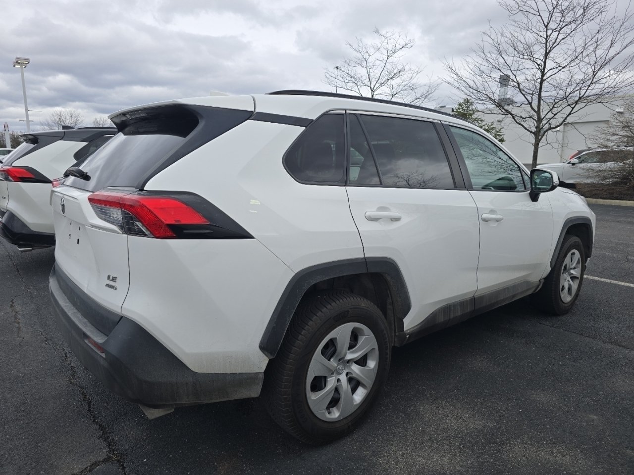 Used 2021 White Toyota LE image 8
