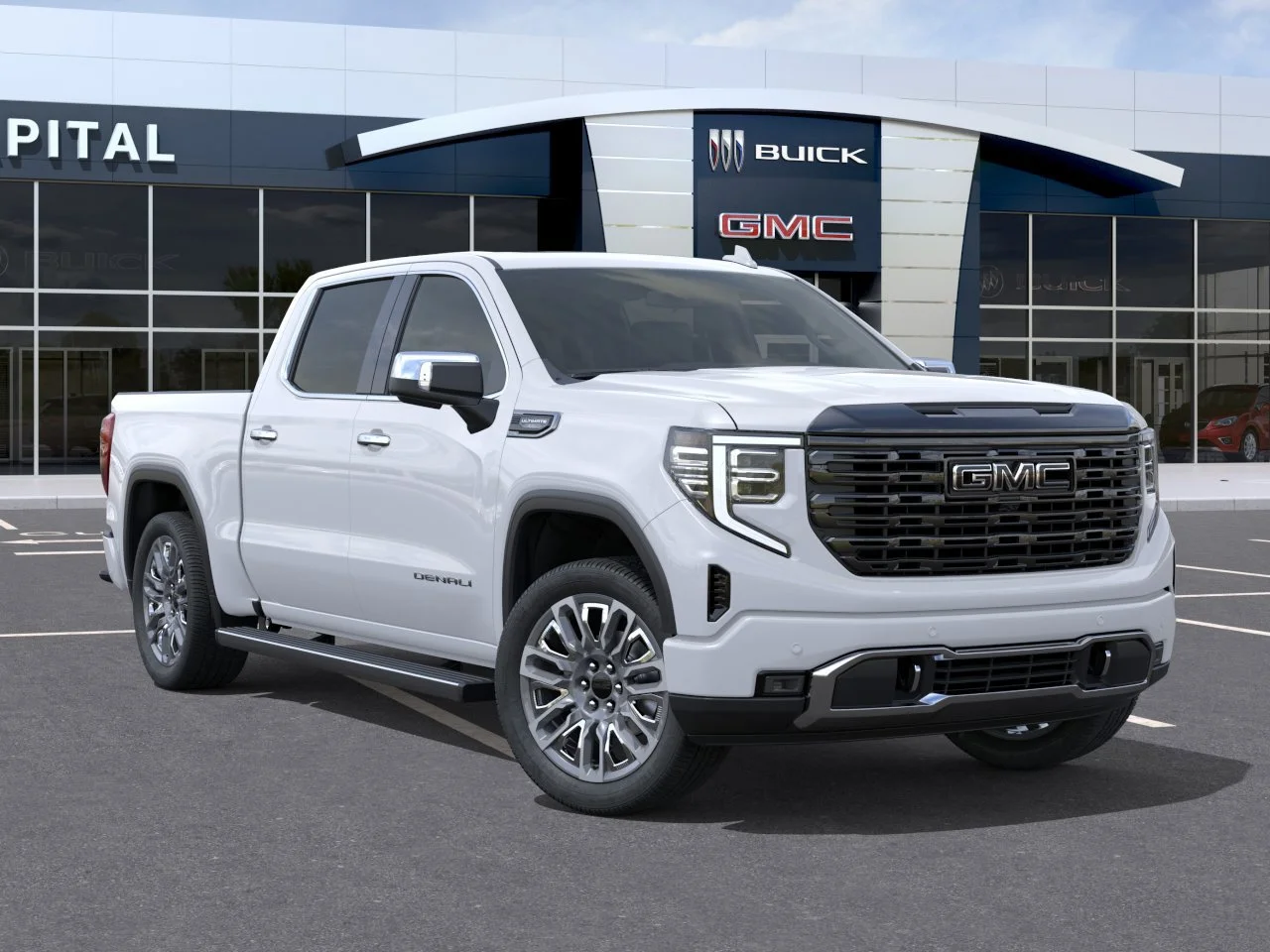 New 2026 GLACIER WHITE TRICOAT GMC Denali Ultimate image 7