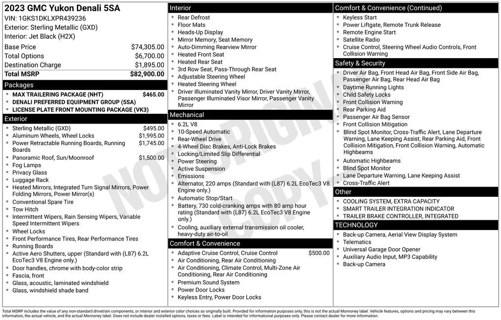 Used 2023 Silver GMC Denali image 47