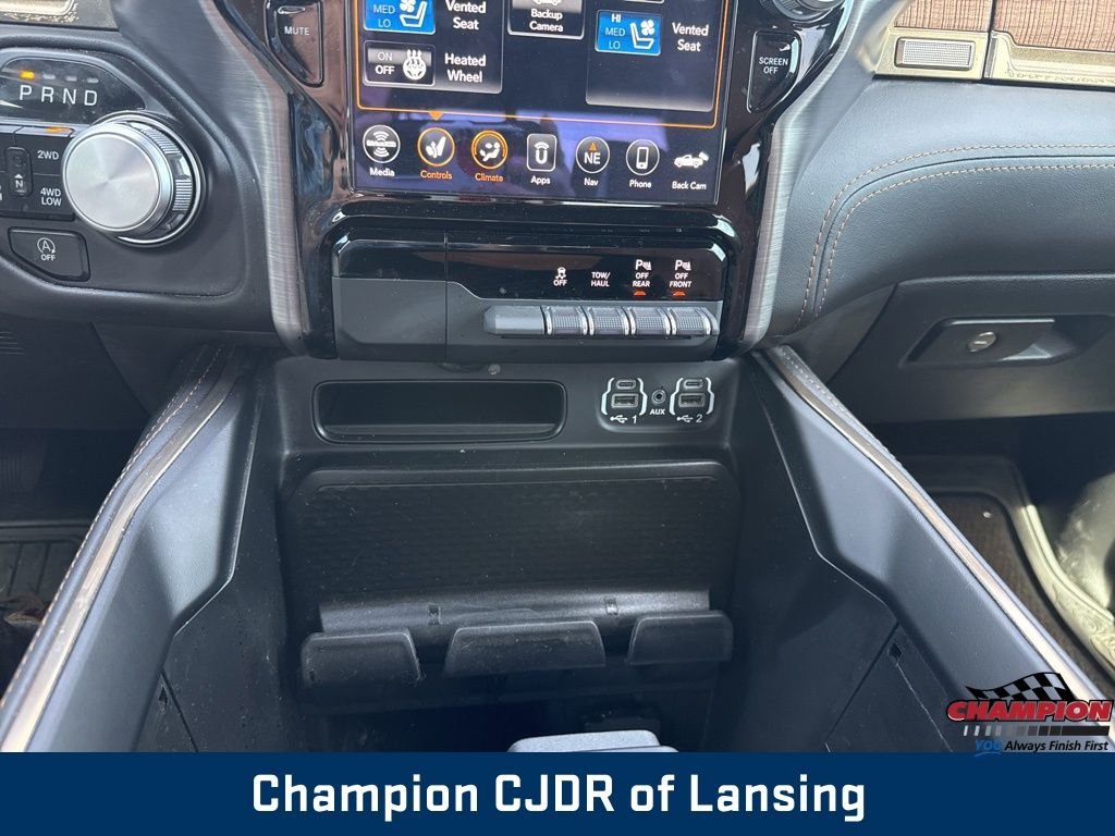 Used 2021 Diamond Black Ram Limited Longhorn image 35