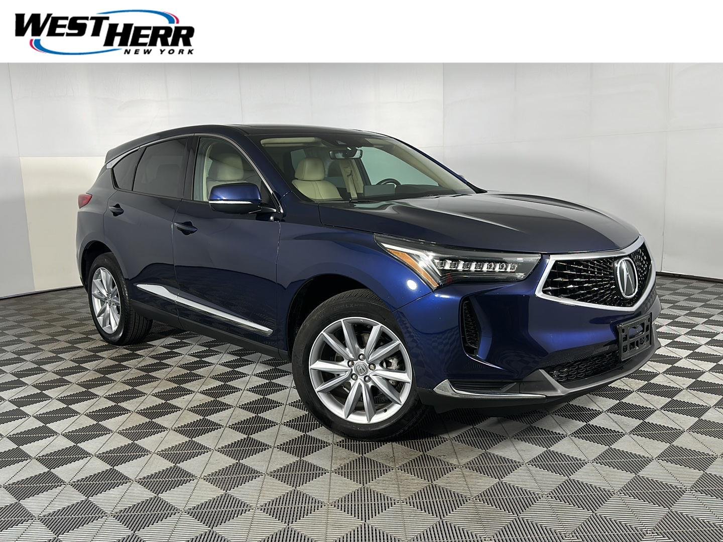 Used 2024 Fathom Blue Pearl Acura SH-AWD image 1