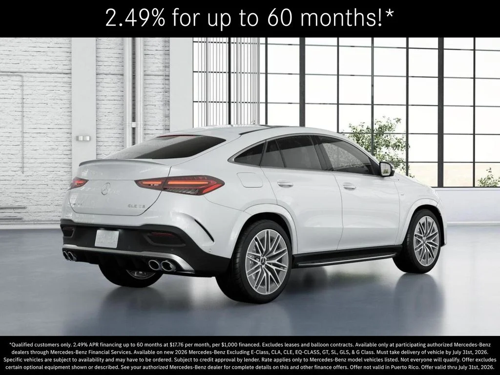 New 2026 MANUFAKTUR Moonlight White Metallic Mercedes-Benz AMG® GLE 53 4MATIC+ Coupe image 21