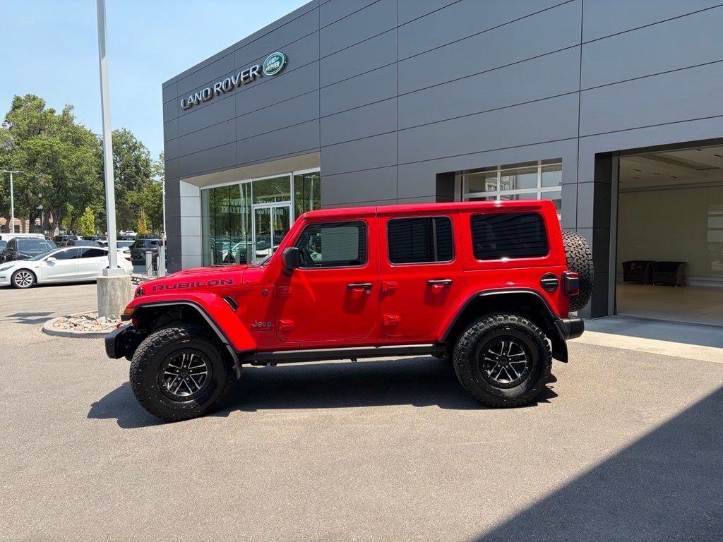 Used 2025 Firecracker Red Clearcoat Jeep Rubicon X image 4