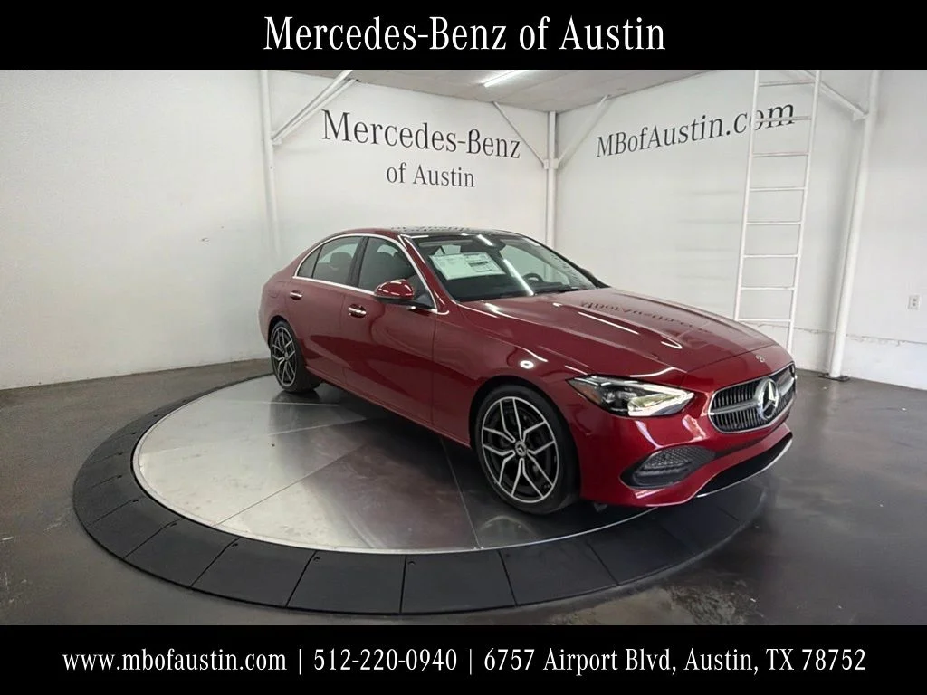 New 2026 Red Mercedes-Benz C 300 image 1