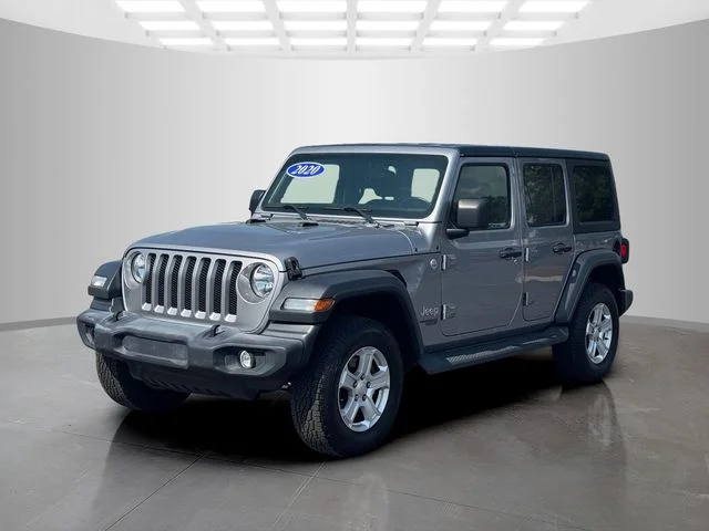 Certified Used 2020 Silver Jeep Unlimited Sport S image 3