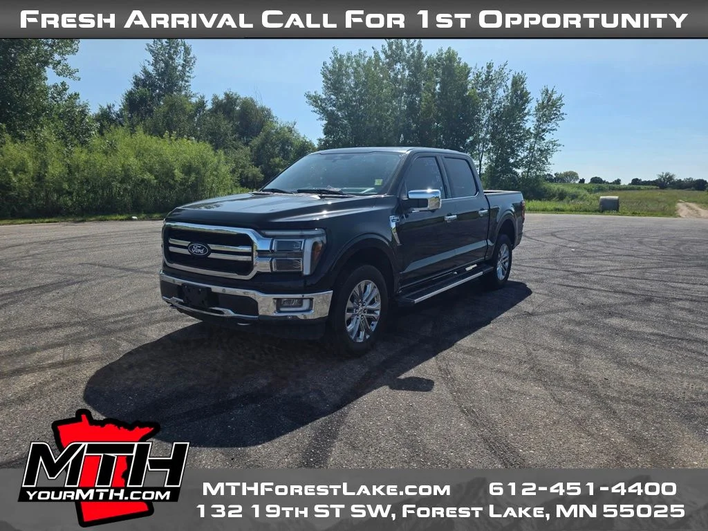 Certified Used 2024 Black Ford Lariat image 4