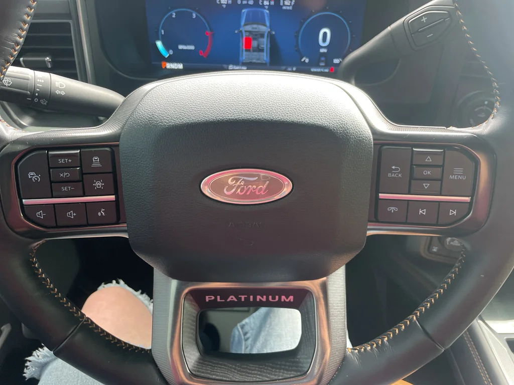 Used 2024 Black Ford Platinum Crew 4x4 H/O w/Tremor pkg image 22