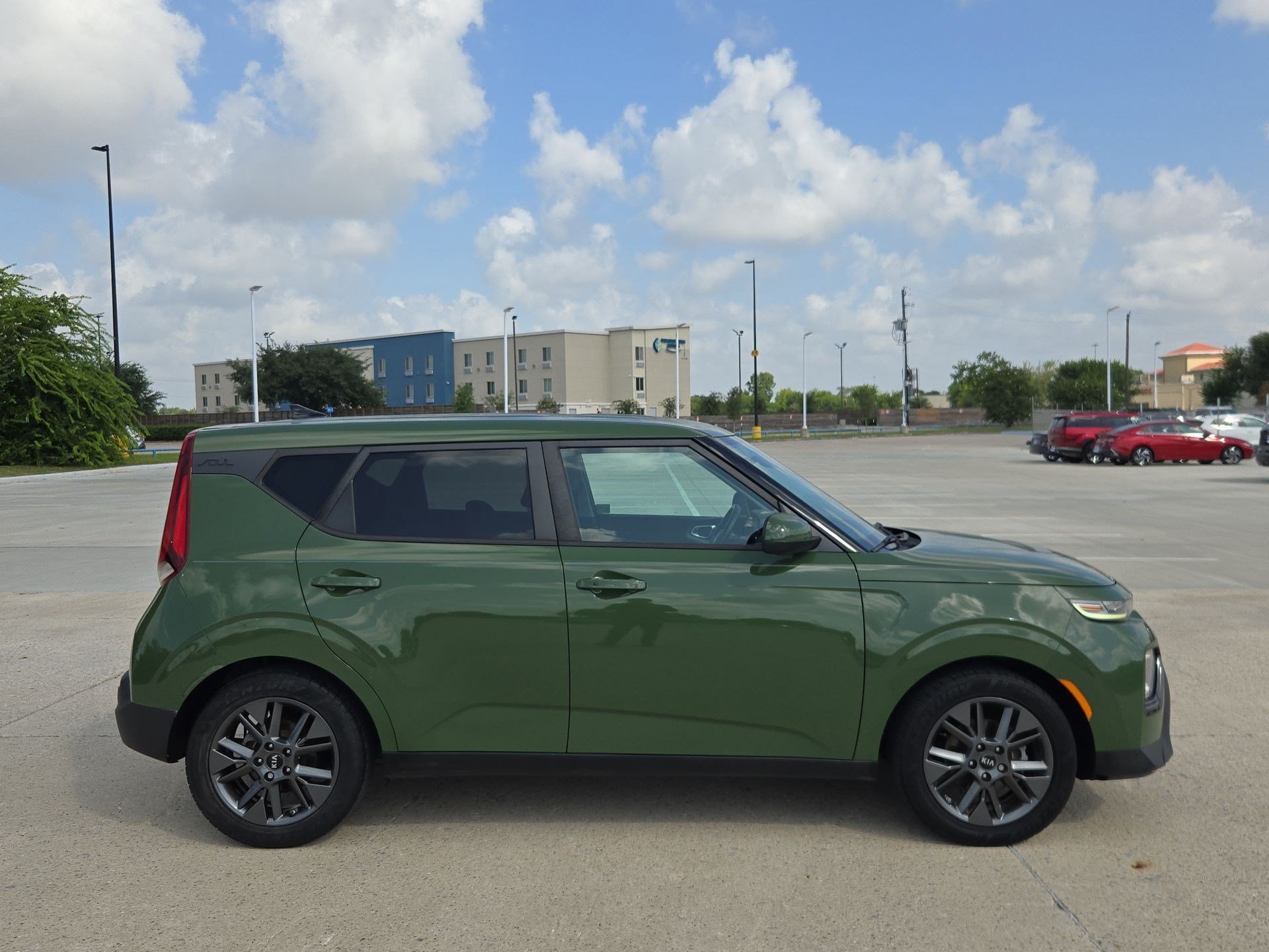 Used 2020 Undercover Green Kia EX image 2