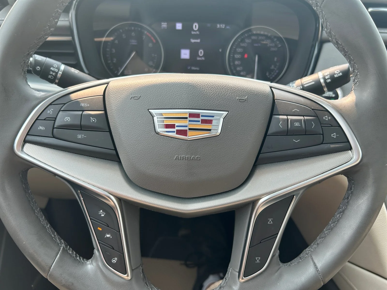 Certified Used 2025 White Cadillac AWD Premium Luxury Leather Sunroof Navigation V6 image 24