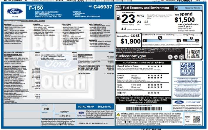 Used 2023 Avalanche Gray Ford XLT image 6
