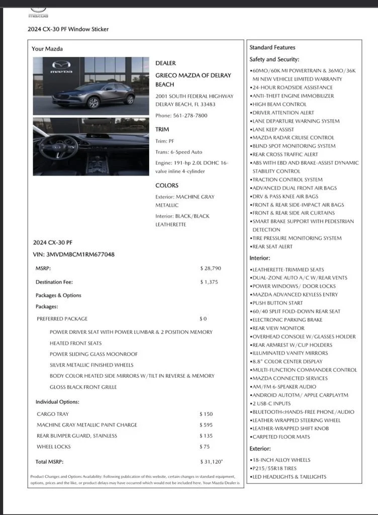 3MVDMBCM1RM677048