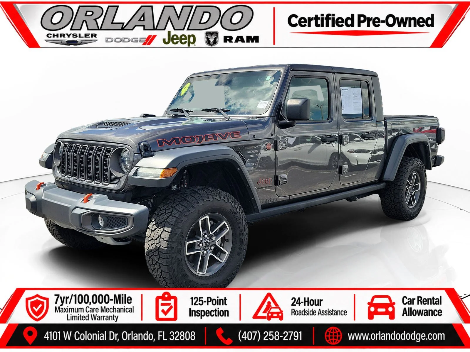 Certified Used 2024 Granite Crystal Metallic Clearcoat Jeep Mojave image 3