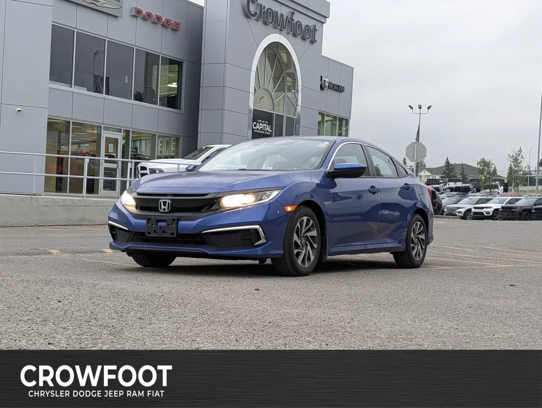 Used 2020 Blue Honda EX - - FWD - Sunroof - Heated Seats - Adaptive Cruise Control & More! image 1
