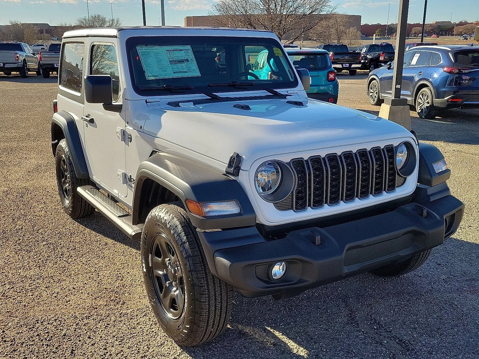 New 2026 PW7 Bright Whit Jeep 2-DOOR SPORT image 6