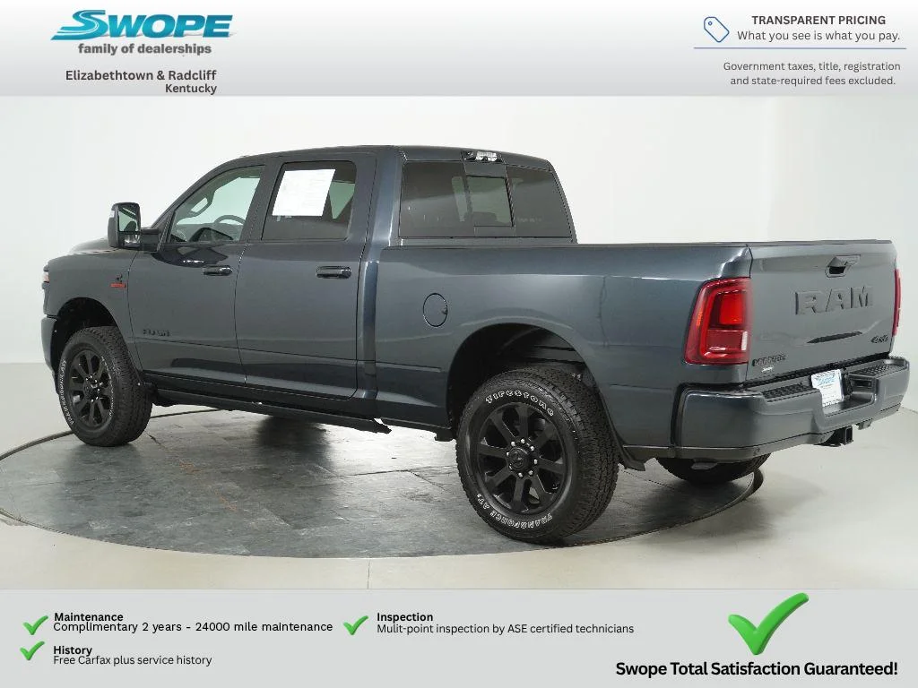 Used 2025 Forged Blue Metallic Ram Laramie image 5