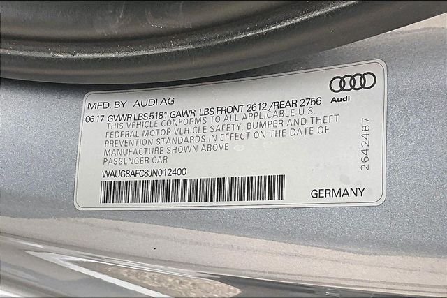 Used 2018 Gray Audi 2.0T Premium Plus image 35