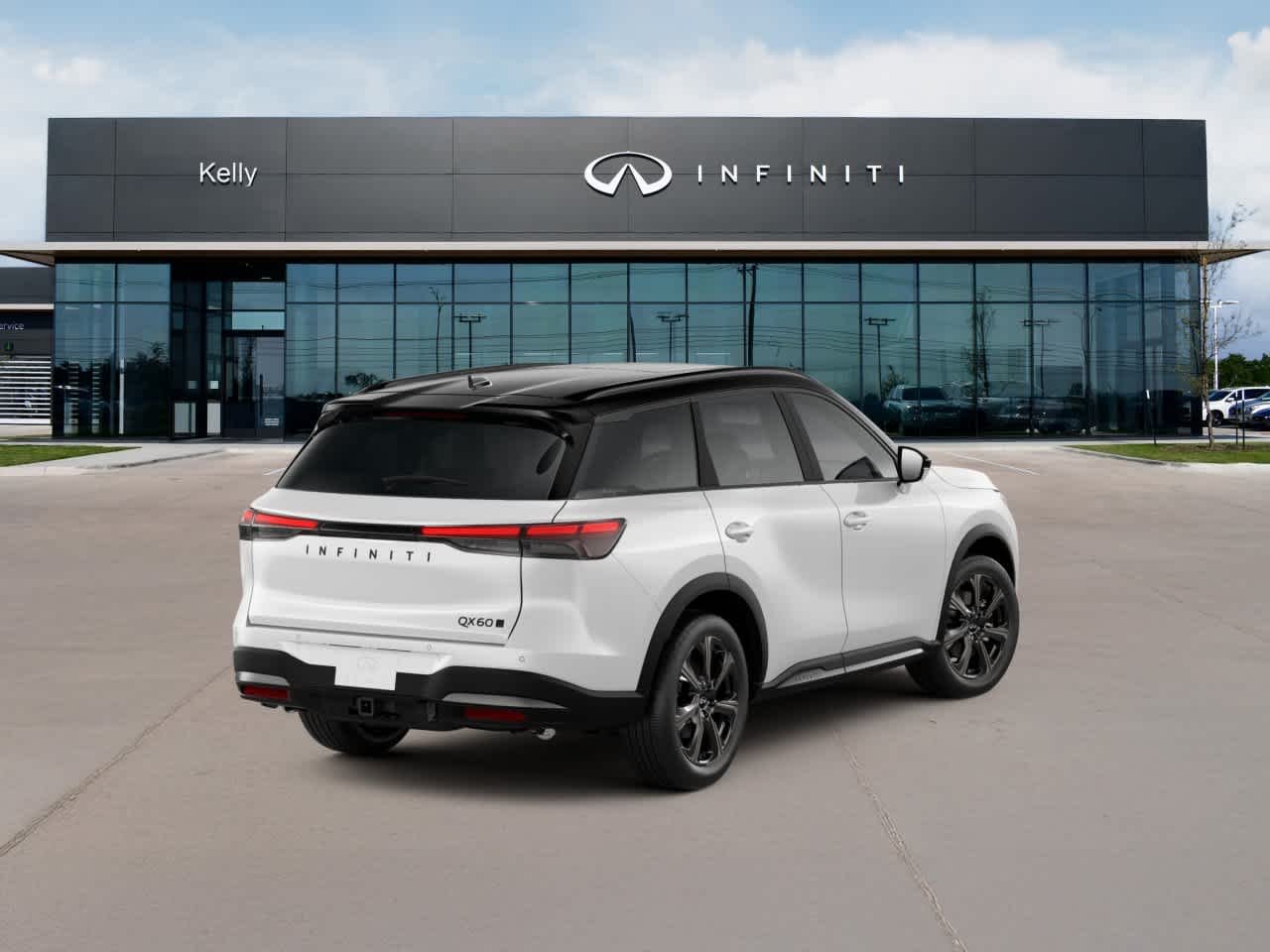 New 2027 Radiant White/Black Obsidian INFINITI AUTOGRAPH image 5